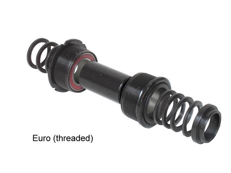 Gusset BMX Parts Euro / Black/Silver Gusset EXP Sealed American or Euro Bottom Bracket 19mm