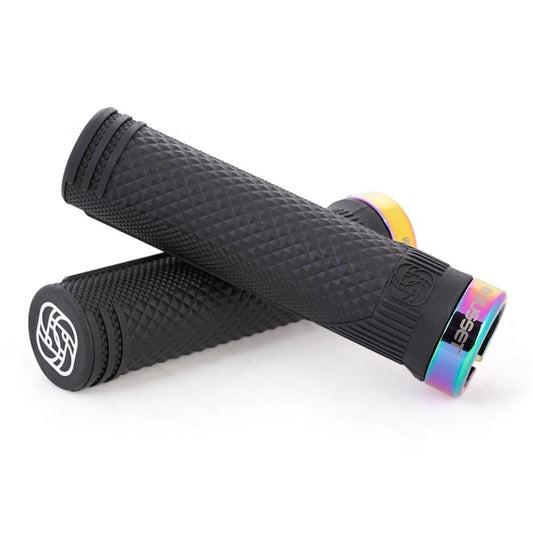 Gusset BMX Parts Gusset S2 Lock-On Grip Soft Black/Oil Slick