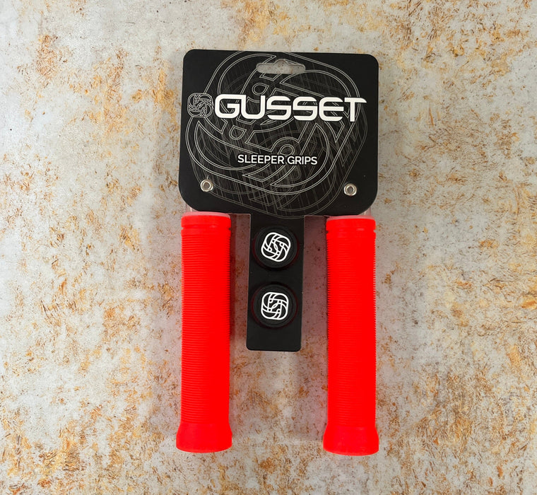 Gusset BMX Parts Neon Orange Gusset Sleeper Flangeless Grips