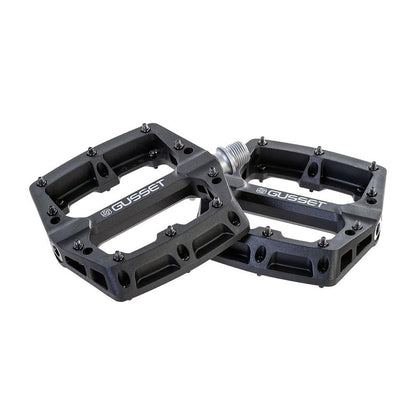 Gusset BMX Parts Black Gusset Slim Jim Nylon Pedals