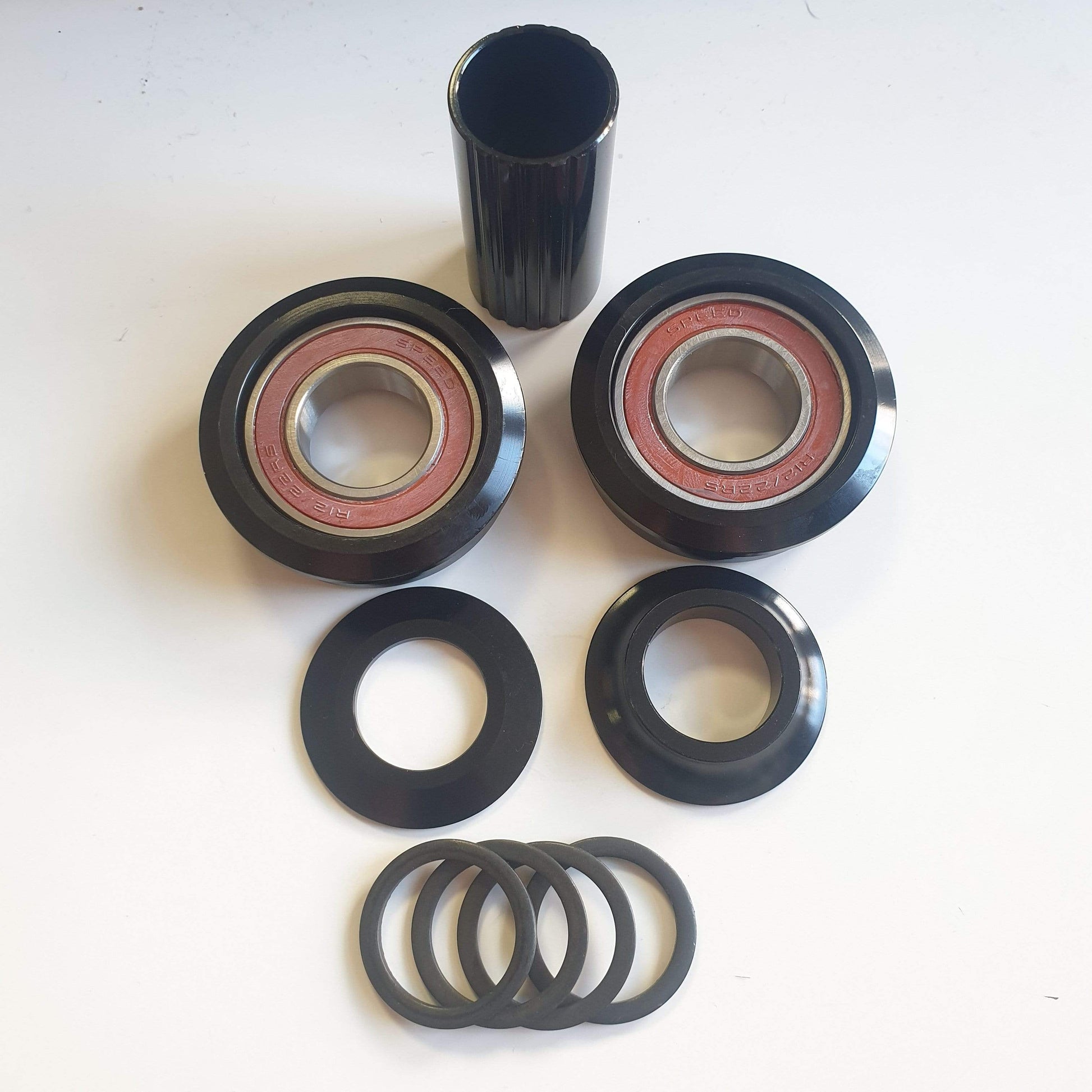 Gusset Old School BMX Gusset Waffen American Bottom Bracket US 22mm Black