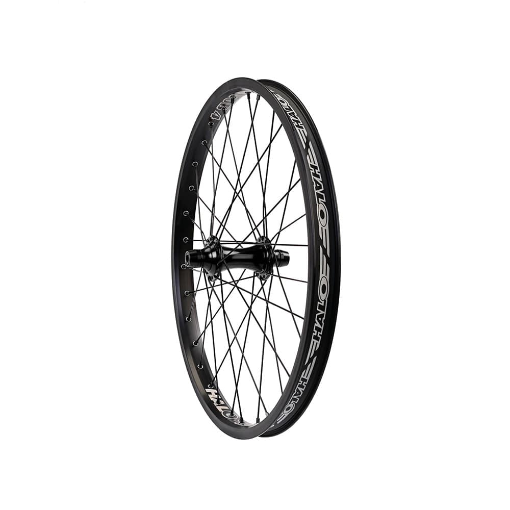 Halo BMX Racing Black / 32H / Front Halo Sub-4 MXR Complete Front Race Wheel