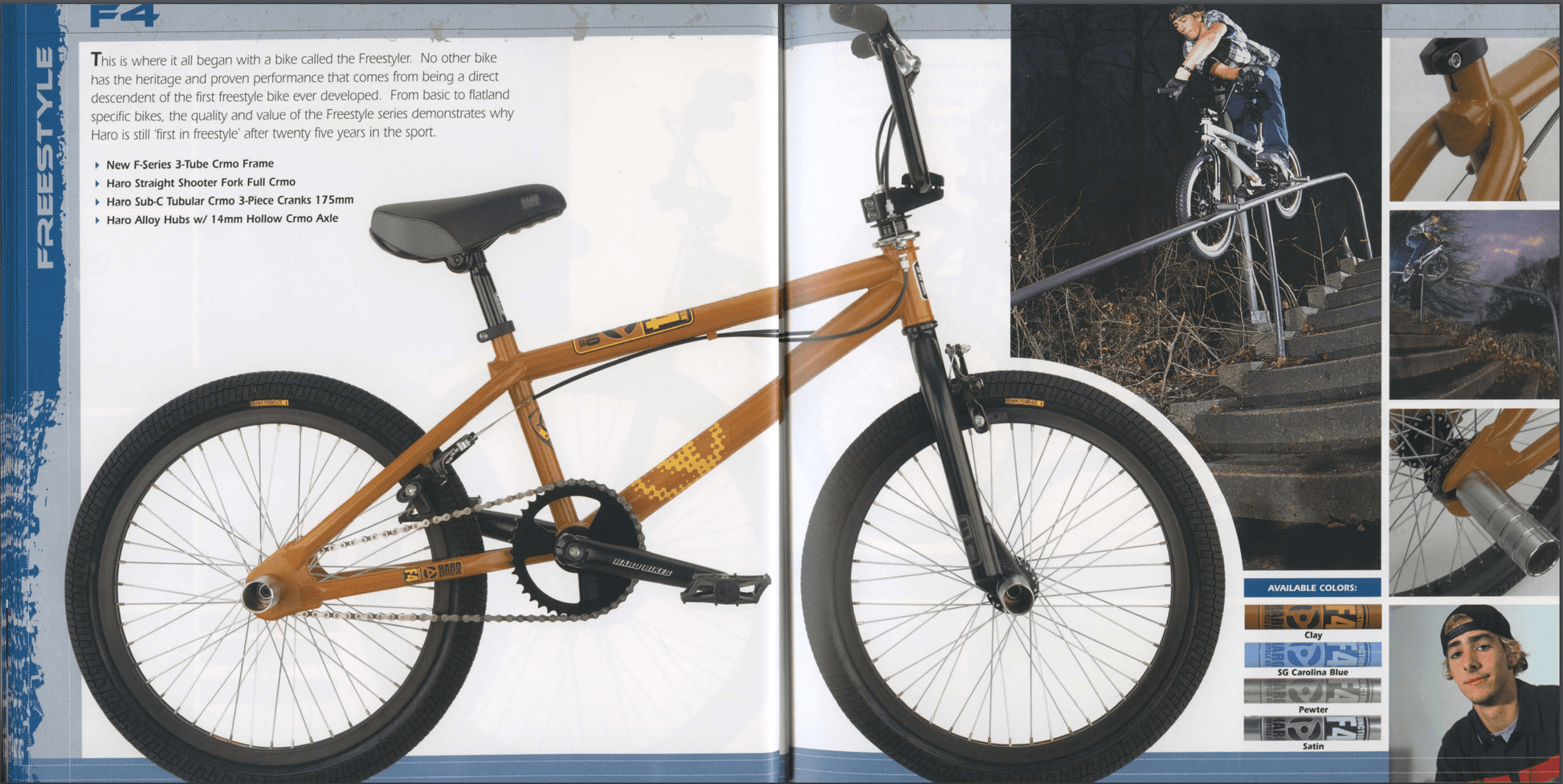 Haro 2004 F4 BMX Frame Pewter Alans BMX