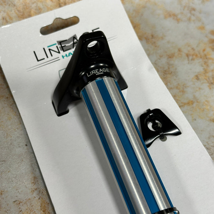 Haro BMX Parts Teal Haro Lineage Tripod Fluted Alloy Seatpost 300mm