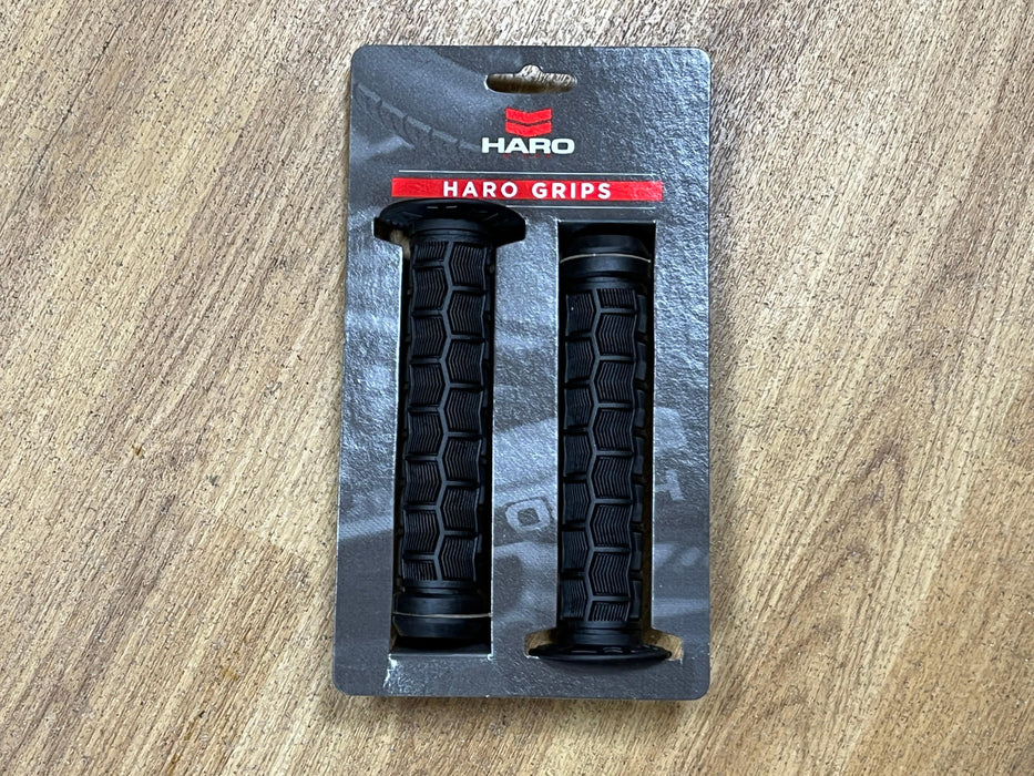 Haro BMX Parts Flanged / Black Haro Team Grips Flanged