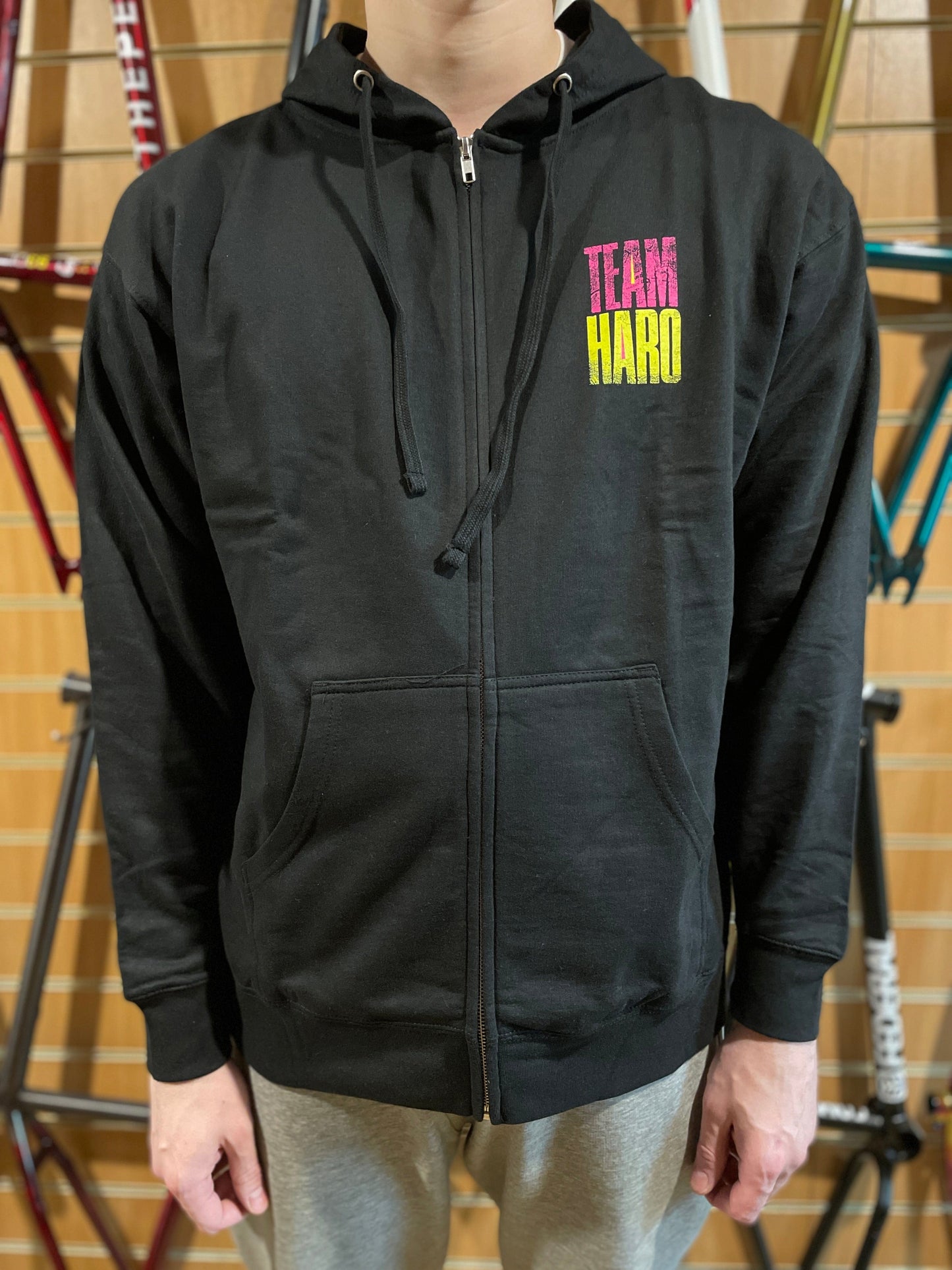 Haro Clothing & Shoes Haro Team Haro Zip Hoody Black