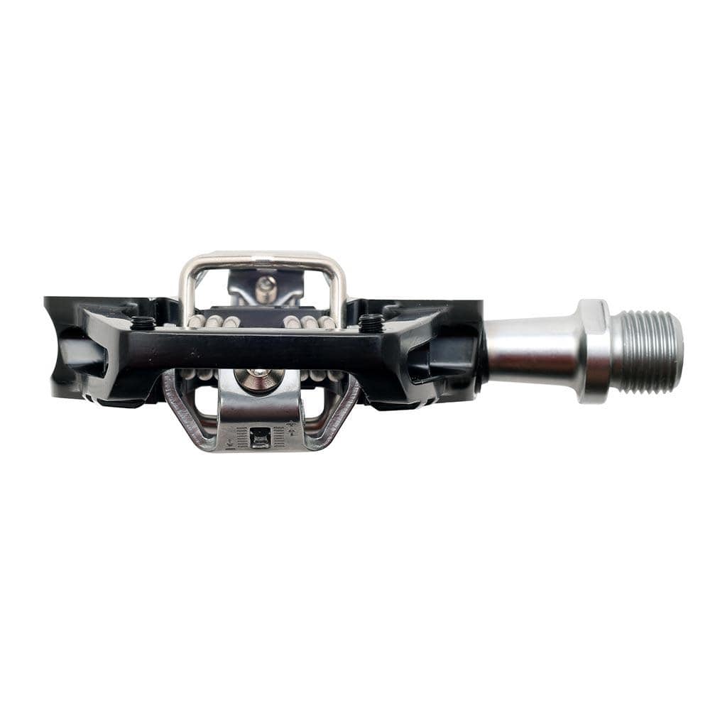 ht m1t pedals HT GT1 Clipless Pedals, Black/Silver