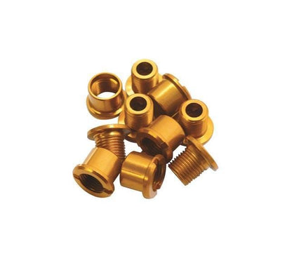 Id Old School BMX Gold ID Coloured Alloy Chainring Bolts (5) 6.5mm Single