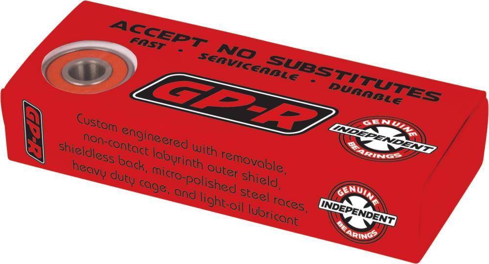 Independent Skateboards Independent Genuine Parts GP-R Red 8 Pack Skateboard Bearings