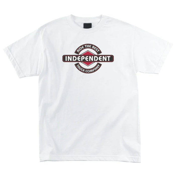 Independent Clothing & Shoes White / Small Independent RTB Bar T-Shirt
