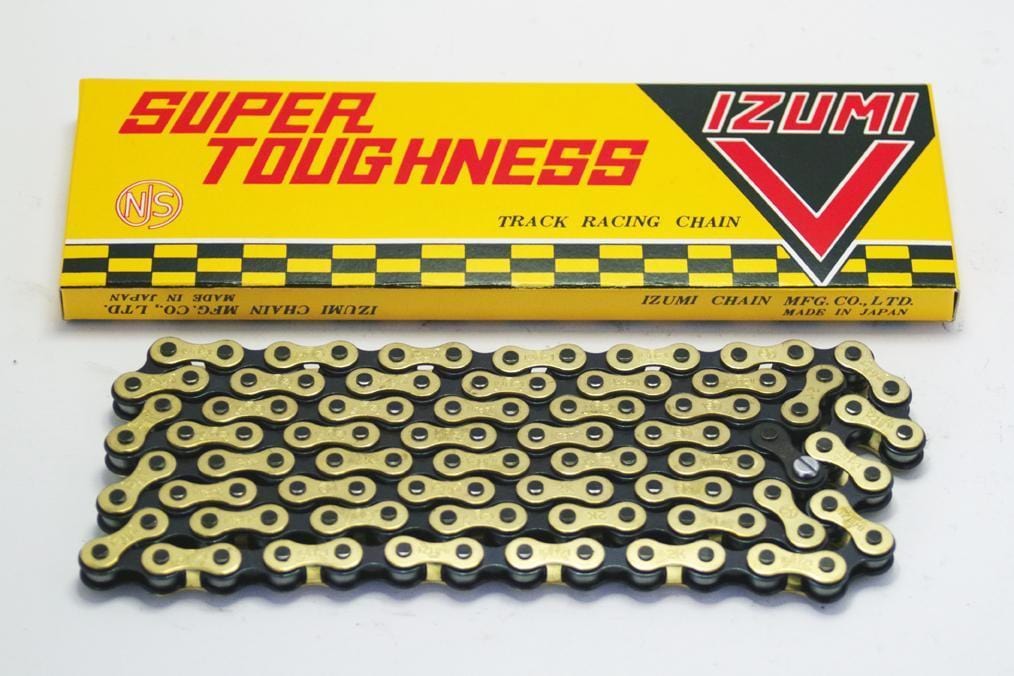 Izumi BMX Parts IZUMI-V Super Tough Chain Gold/Black