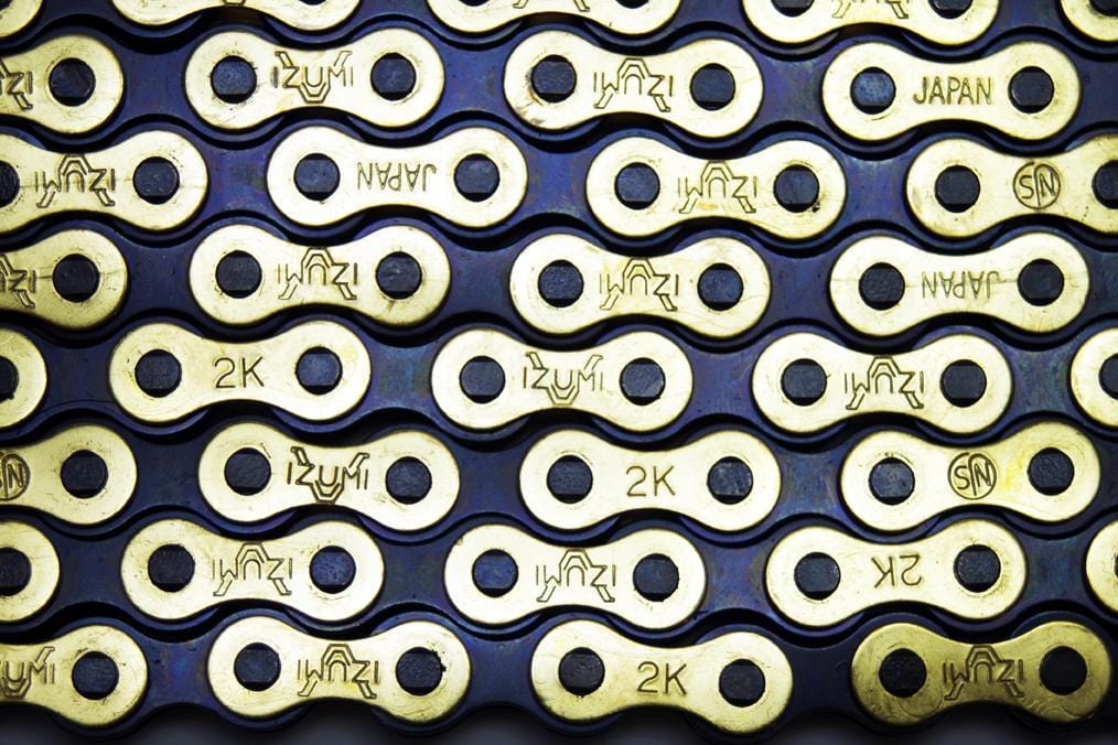 Izumi BMX Parts IZUMI-V Super Tough Chain Gold/Black