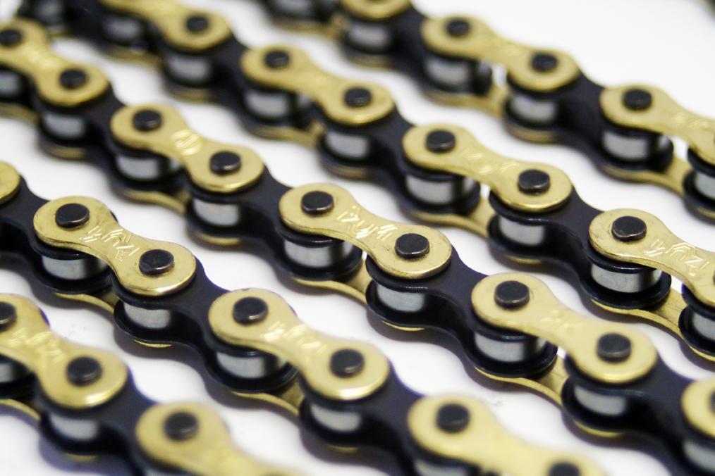 Izumi BMX Parts IZUMI-V Super Tough Chain Gold/Black