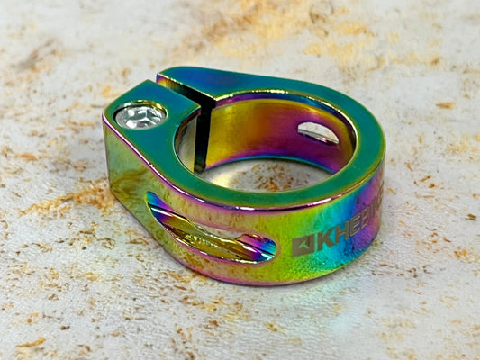 KHE BMX Parts Oil Slick KHE Seatclamp Oil Slick