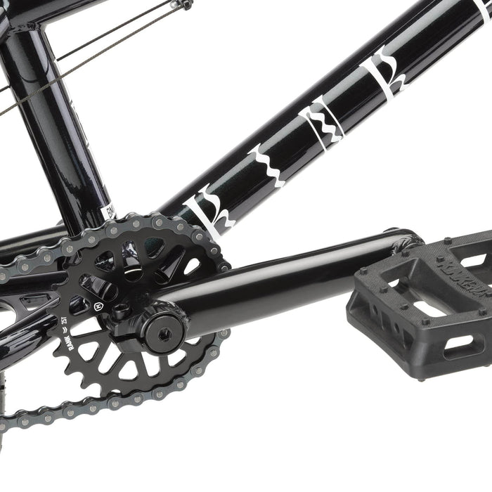 Kink BMX Bikes Gloss Iridescent Black Kink 2022 Carve 16 Inch Bike Gloss Iridescent Black