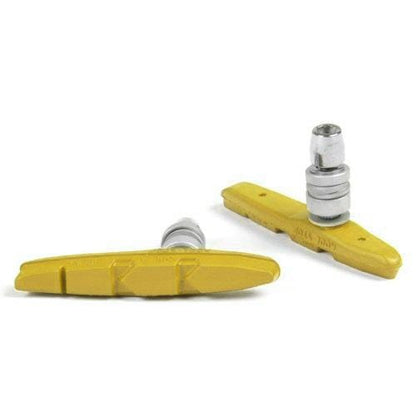 Kool Stop BMX Parts Yellow Kool Stop Thinline Threaded Brake Pads