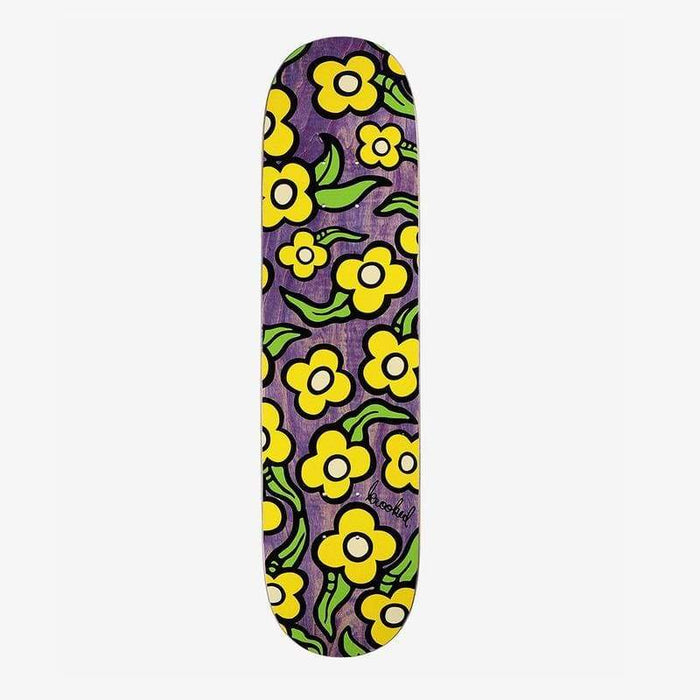 Krooked Skateboards Krooked Wild Style Flowers Purple 7.75 Skateboard Deck