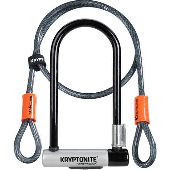 Kryptonite POS Kryptolok Standard U-Lock with 4 Foot Kryptoflex Cable