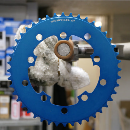 MCS Old School BMX Blue / 44T MCS 5 Arm Chainring