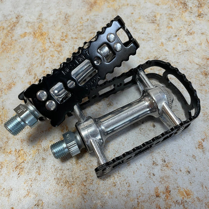 MKS Old School BMX Black MKS BM-7 1/2 Inch Pedals