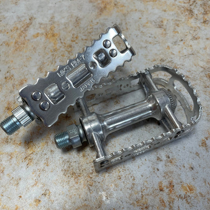 MKS Old School BMX Silver MKS BM-7 9/16 Old School BMX Pedals