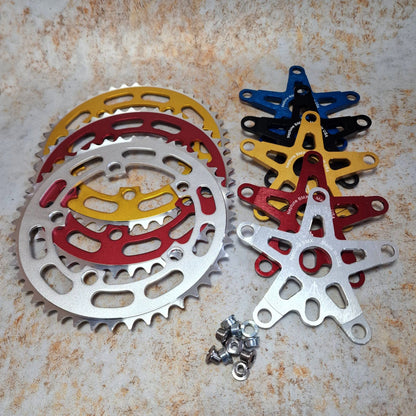 Neptune BMX Old School BMX Neptune Starfish Crank Spider Bolts and Chainring Set