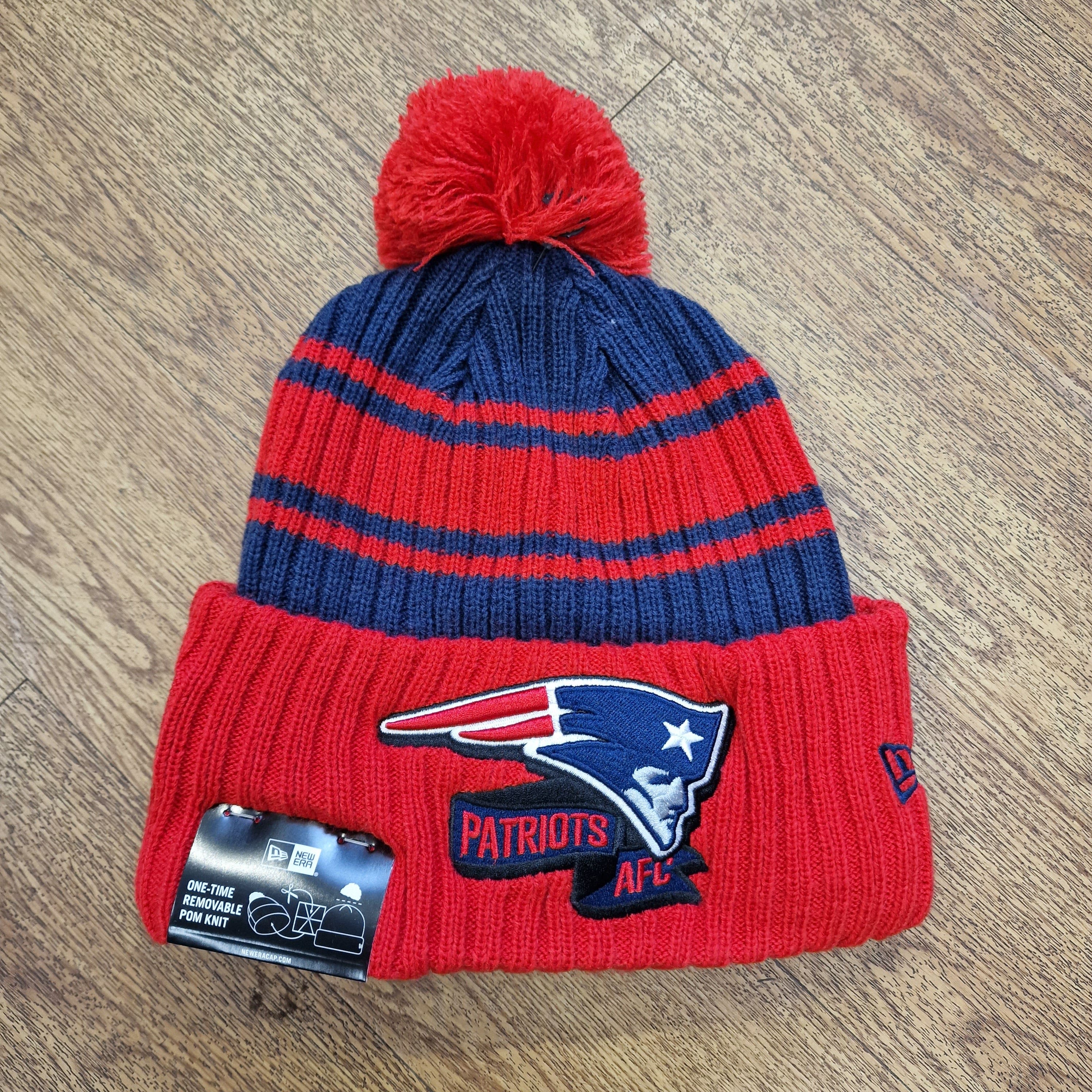 New England Patriots NFL 2022 New Era Sport Knit Beanie Alans BMX