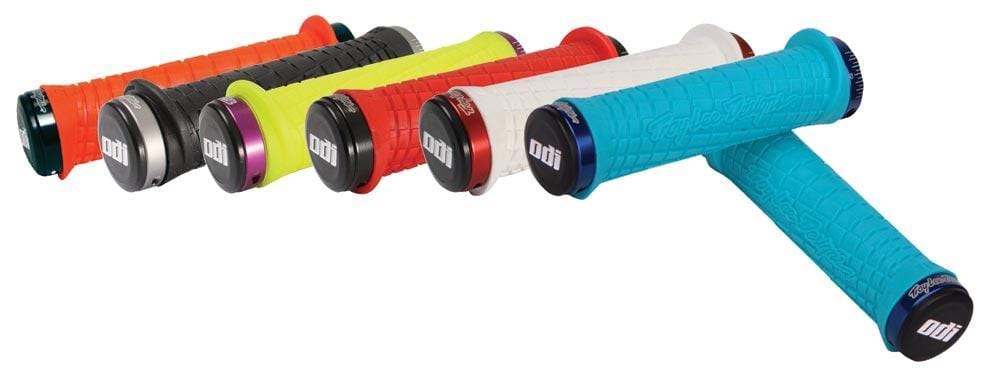 ODI BMX Parts ODI Troy Lee Lock-On Grips Pink/Black