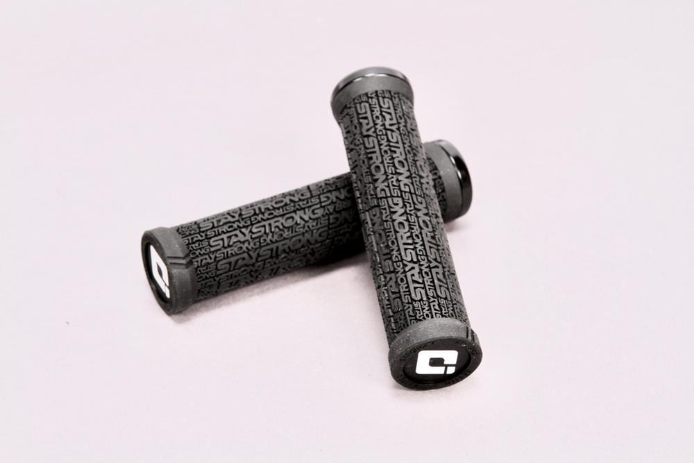 ODI BMX Parts Black ODI x Stay Strong Reactive Lock-On Grips