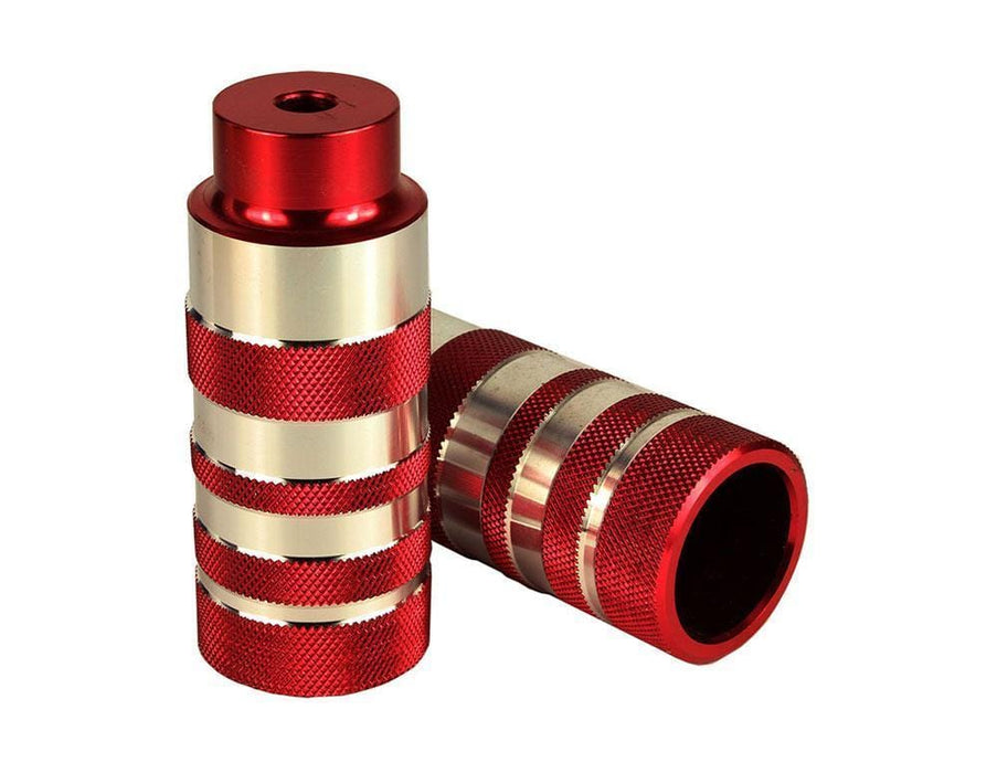 Odyssey BMX Parts Odyssey Bigfoot Alloy Pegs 10mm Red Pair