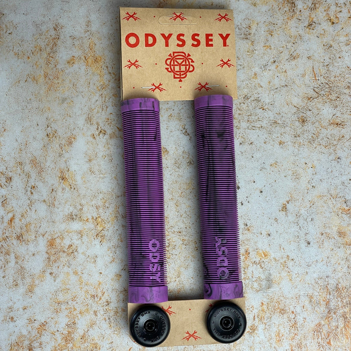 Odyssey BMX Parts Black / Purple Swirl Odyssey Broc Raiford Grips