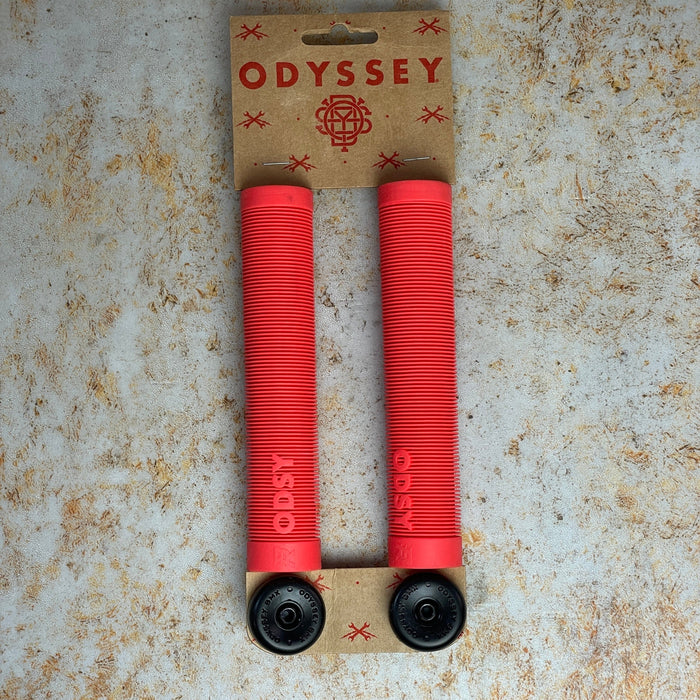 Odyssey BMX Parts Bright Red Odyssey Broc Raiford Grips