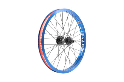 Odyssey BMX Parts Blue Rim Odyssey Hazard Lite Cassette Rear Wheel