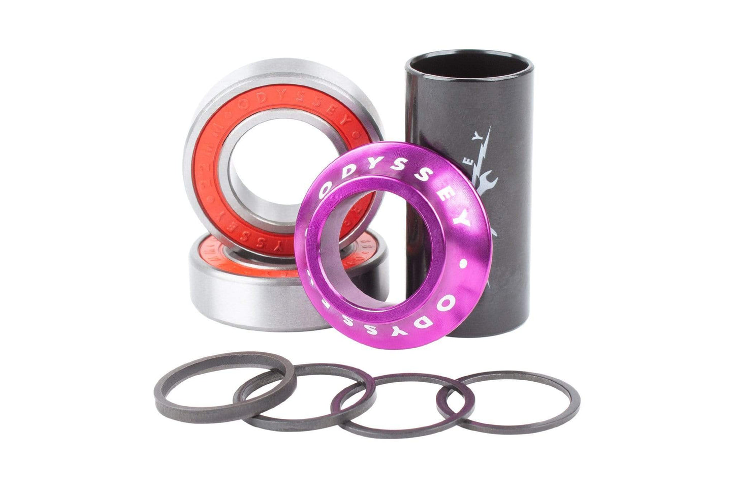 Odyssey BMX Parts Anodised Purple / 22mm Odyssey Mid Bottom Bracket