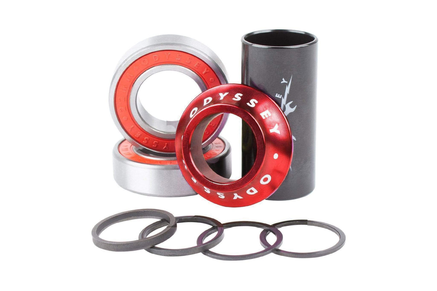 Odyssey BMX Parts Anodised Red / 22mm Odyssey Mid Bottom Bracket