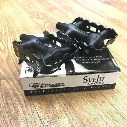 Odyssey BMX Parts Odyssey Svelte Sport Pedals 9/16 Black