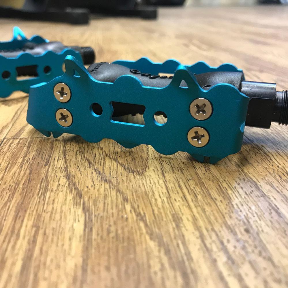 Odyssey BMX Parts Odyssey Svelte Sport Pedals 9/16 Blue