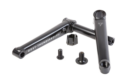 Odyssey BMX Parts RHD / 170mm / Rustproof Black Odyssey Thunderbolt + Cranks