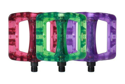 Odyssey BMX Parts Odyssey Twisted PC Pedals Clear iMac Colours