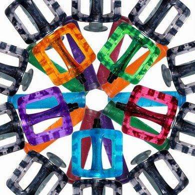 Odyssey BMX Parts Odyssey Twisted PC Pedals Clear iMac Colours