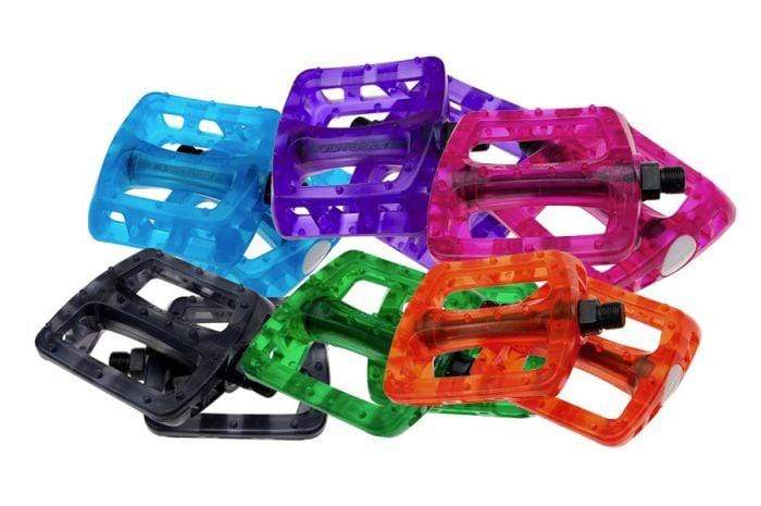 Odyssey BMX Parts Odyssey Twisted PC Pedals Clear iMac Colours
