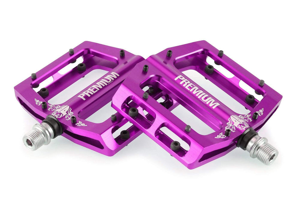 Premium Purple Premium Slim Alloy Pedals
