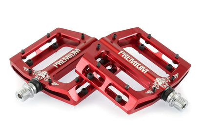 Premium Red Premium Slim Alloy Pedals