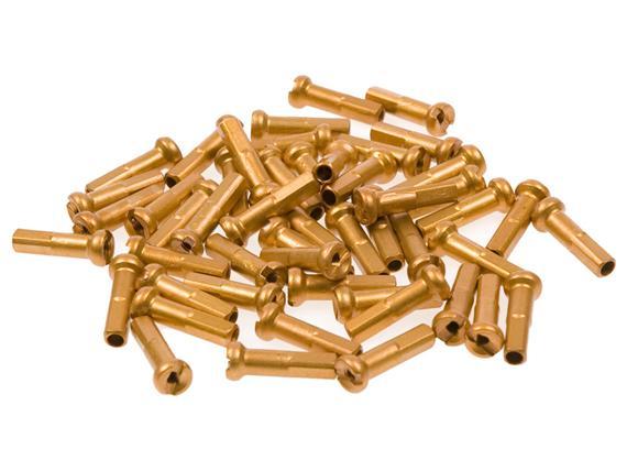 Primo BMX Parts Gold Primo Alloy Spoke Nipples 50 Pack