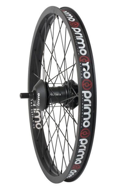 Primo BMX Parts Primo VS Freemix Rear Wheel with Hubguards Black RHD