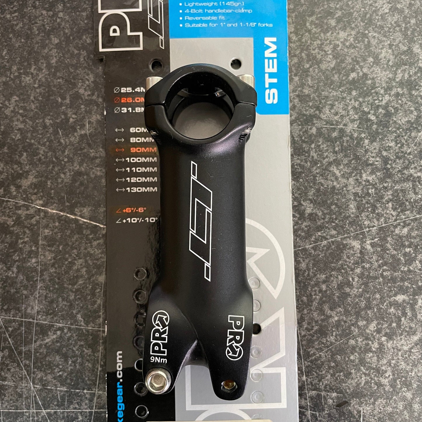 PRO POS PRO LT Stem 26.0 Black