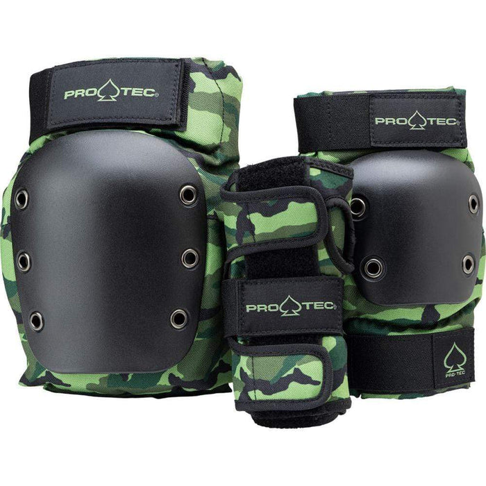Pro-Tec Protection Camo / Youth Small Pro-Tec Street Gear Junior 3-Pack Pad Knee Elbow Wrist Set