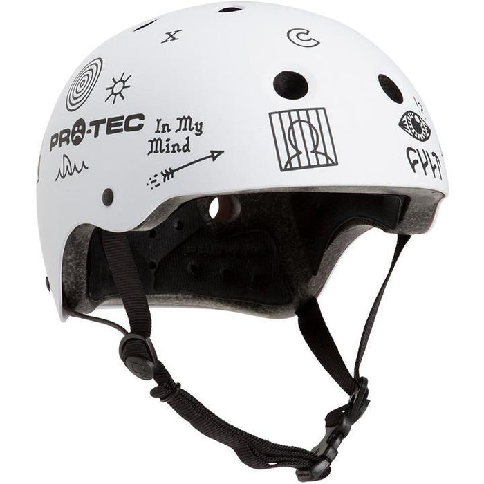 Pro-Tec x Cult Classic Certified Helmet Matte White