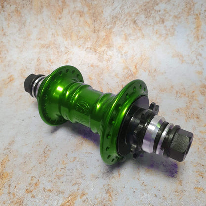 Profile Racing BMX Parts Green / 9t Profile Racing Mini Rear Female LHD Cassette Hub