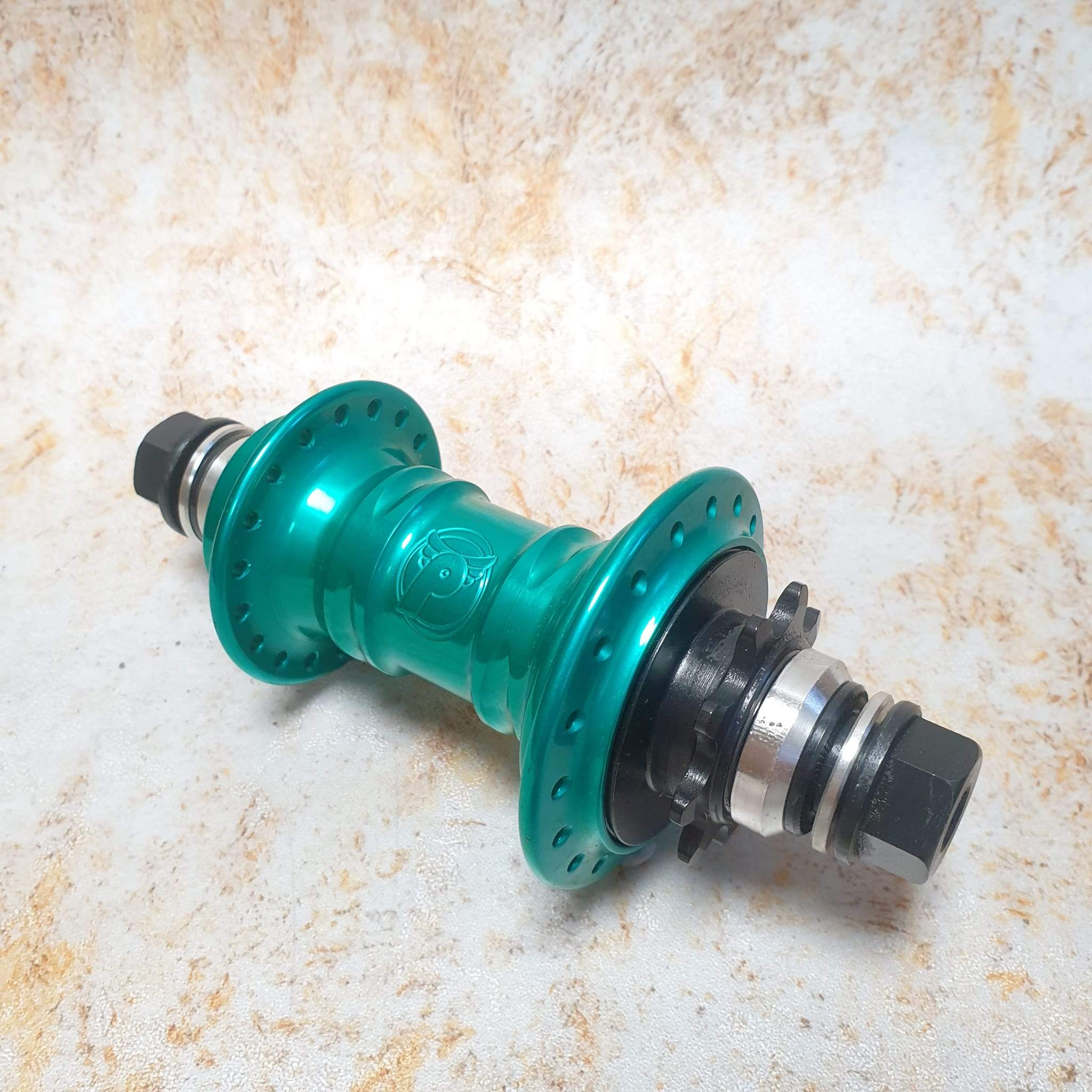 Profile Racing Aqua Mini Rear Hub Profile Racing Mini Rear RHD Cassette Hub Aqua | Alans BMX